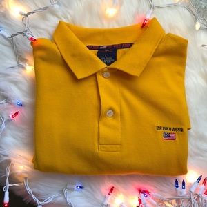 US Polo Assn Men’s Dark Yellow Large